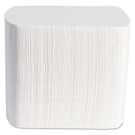 Comfortcorrect 6.5 x 8.25 in. Dispenser Napkins Interfolded, 2 Ply - White, 500 per Pack, 12PK CO2491364